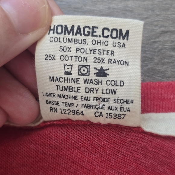 Homage Shawn Michaels Short Sleeve Mens Tee Size Large 2021 WWE Triblend - Picture 5 of 8